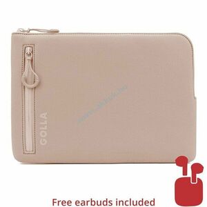 Golla laptop tok 15col krém tartalmaz Bluetooth fejhallgatót (szín véletlenszerű) 38cm kép