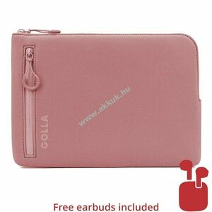 Golla laptoptok 14 col Dirty Pink Bluetooth fülhallgatóval (szín véletlenszerű) 35.5cm kép