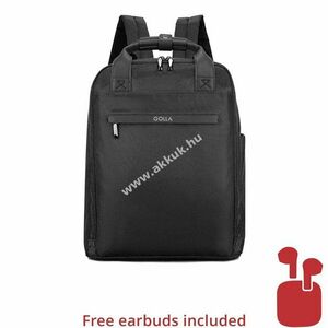 Golla Orion hátizsák 15, 6col 13 l fekete Bluetooth fejhallgatóval (szín véletlenszerű) kép