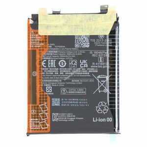 Eredeti Xiaomi 12T/12T Pro BM5J mobiltelefon akku Li-Ion kép