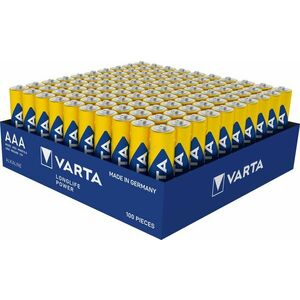 Varta Longlife Power AAA (LR03) 1.5V 100db/csomag hagyományos elem alkáli kép