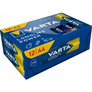Varta Longlife Power AA Mignon ceruza LR06 1.5V hagyományos elem 12db/csomag Alkaline kép