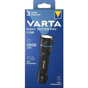 Varta Night Cutter Pro F20R zseblámpa 1000lm 1db/csomag akku VARTA Typ 18920 Li-Ion kép
