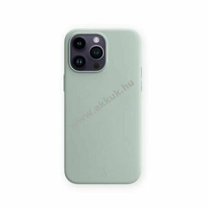 Alkaya. LUCID MagSafe-kompatibilis szilikon tok iPhone 14 Plus minz zöld kép