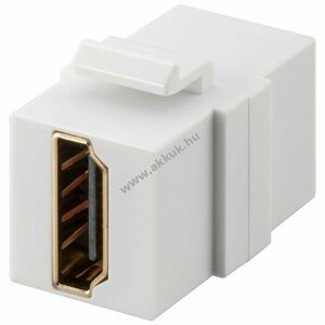 Goobay Keystone-modul HDMI 8K@60Hz 2x HDMI-A aljzat fehér kép