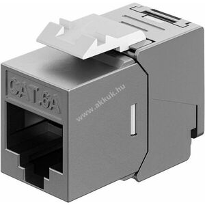 Goobay Keystone modul RJ45 CAT6A STP 14, 5mm 29mm krokodil földelő kapcsos Slim kép