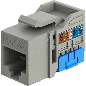 Goobay Keystone-modul RJ45 CAT6A UTP karcsú 16, 5mm széles 29mm mély szerszámmentes LSA kép