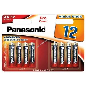 Panasonic Pro Power AA Mignon ceruza hagyományos elem 12db/csomag kép