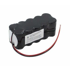 Helyettesítő akku vészvilágításhoz 12V 1800mAh Sub-C F2x5 200mm kábel NiMH kép