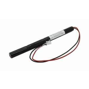 Helyettesítő akku vészvilágítás AA Mignon ceruza 4, 8V 800mAh 300mm kábel csatlakozó NiCd kép