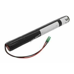 Helyettesítő akku vészvilágítás akku 6, 0V 2500mAh L1x5 Sub-C 150mm kábel csatlakozó NiMH kép