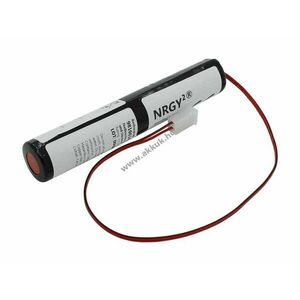 Helyettesítő akku vészvilágítás L1x3 Sub-C 3, 6V 1800mAh 300mm kábellel és csatlakozóval NiMH kép