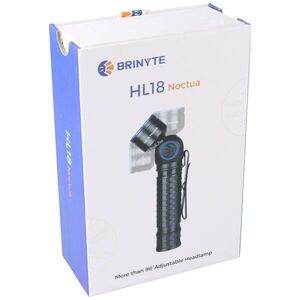 Brinyte HL18 dönthető fejlámpa 1600lm mágneses töltés USB-C 18650 akku mellékelve IP66 kép