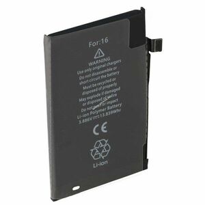 Helyettesítő akku Apple iPhone 16 mobiltelefon 3, 88V 3561mAh 13, 83Wh Li-Polymer kép