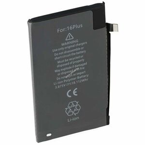 Helyettesítő akku Apple iPhone 16 Plus 3, 87V 4674mAh 18, 11Wh mobiltelefon Li-Polymer kép