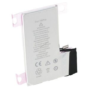 Helyettesítő akku mobiltelefon Apple iPhone 16 Pro 3, 89V 3582mAh 13, 94Wh Li-Polymer kép