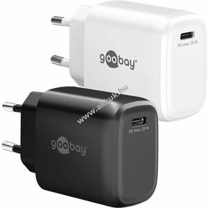 Goobay 25W USB-C PD GaN gyorstöltő fehér 1x USB-C kép