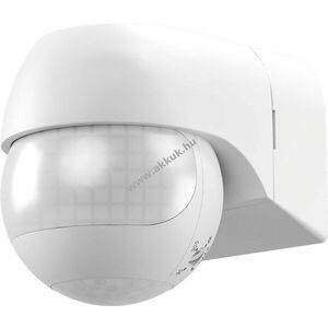 Goobay 2-zónás mozgásérzékelő falra fehér IP44 180°/360° 12m LED-hez kép
