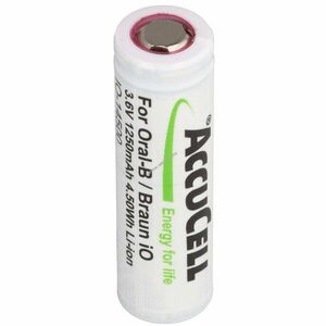 Helyettesítő akku Braun IO 6/7/8/9/10 3, 7V 1250mAh borotva és fogkefe kép