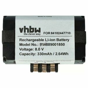 Helyettesítő akku BMW 84109361678, 2 447 710 - 01, 84102447710 8V 330mAh kép