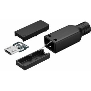 Goobay Micro-B forrasztható Micro-USB csatlakozó 2, 5W 0, 5A 480Mbit/s USB2.0 kép