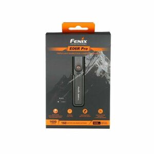 Fenix E06R Pro LED zseblámpa 1600lumen 160m újratölthető 1650mAh 4 fényforrás UV piros lézer kép