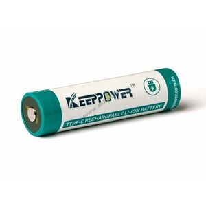 Keeppower P1840TC 3, 6/3, 7V 4000mAh 18650 USB-C töltés PCB védett Li-Ion kép