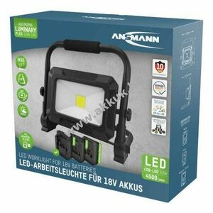 Ansmann FL50 W 18V LED munkalámpa akkuval működő 4500lm IP54 kép