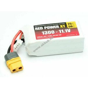 Pichler RED POWER XT modellépítő akku 11, 1V 1300mAh XT60 LiPo kép