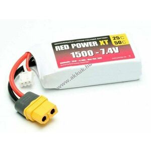 Pichler RED POWER XT 7, 4V 1500mAh modellépítő akku XT60 XH LiPo kép
