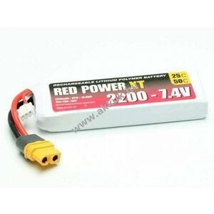 Pichler RED POWER XT 2S1P 7, 4V 2200mAh modellépítő akku XT60 LiPo kép
