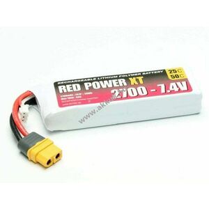 Pichler RED POWER XT 2S1P modellépítő akku 7, 4V 2700mAh XT60 XH LiPo kép