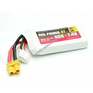 Pichler RED POWER XT modellépítő akku 7, 4V 400mAh 2S1P XT30 LiPo kép