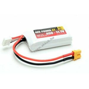 Pichler RED POWER modellépítő 11, 1V 400mAh 3S XT30 akku LiPo kép