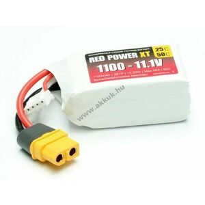 Pichler RED POWER XT 11, 1V 1100mAh 3S1P XT60 csatlakozó modellépítő akku LiPo kép
