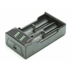 FliteZone USB-C Li-Ion 18650 töltő 2-soros 2x1000mA modellépítő kép