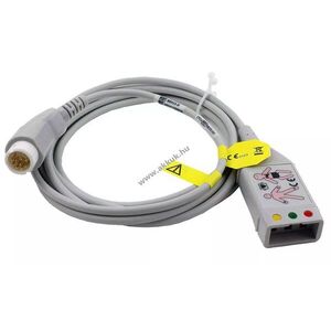 Medlinket EKG 3-adrig IEC 12-Pin orvosi kábel Philips M1510A ED023-3I 2, 7m kép