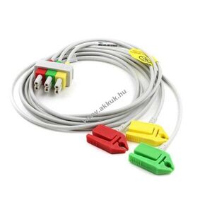 Medlinket EKG kábel 3-adrig IEC csíptető orvosi M1613A ED040C3I kép