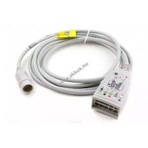 Medlinket orvosi EKG 10-adrig kábel Philips M1663A 2, 7m OEM VDG023-AAI kép