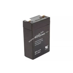 Multipower MP2.8-6P (LC-R062R4PG) 6V 2, 8Ah orvosi ólom akku kép