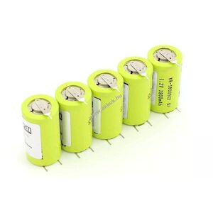 Axcom NC orvosi akku Fresenius Injektomat C/CP 1, 2V 1, 8Ah 5db/csomag (+1/-2Pin) kép