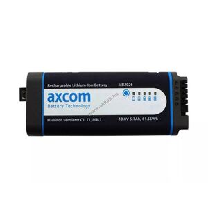Axcom orvosi akku Hamilton C1 T1 MR-1 10, 8V 5700mAh Li-Ion kép