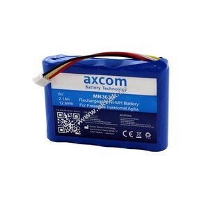 Axcom MB3639 6V 2, 1Ah orvosi akku Fresenius Injektomat Agilia NiMH kép