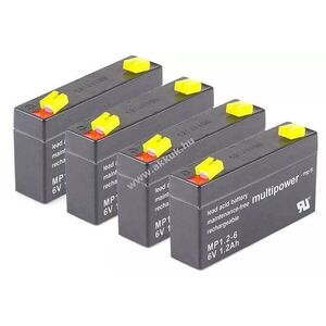Axcom akkupakk 24V 1, 2Ah 4db/csomag Stiegelmeyer Vitano AG300 Sicuro Plus orvosi ólom kép