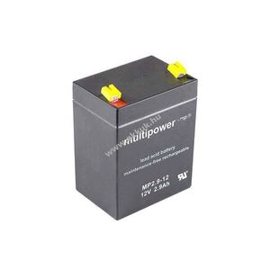 Multipower MP2, 9-12 12V 2, 9Ah orvosi ólom akku kép