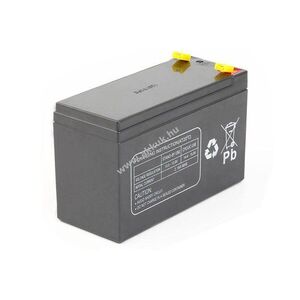 Multipower MP7, 2-12 12V 7, 2Ah VdS orvosi 4, 75mm csatlakozó ólom akku kép