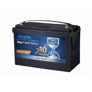 Axcom NA12-100 nátrium-ion akku 12V 100Ah M8 csatlakozó kép