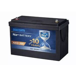 Axcom NA12-200 nátrium-ion akku 12V 200Ah M8 kontaktok kép