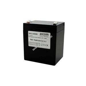 Axcom NA12-4500B nátrium-ion akku 12V 4, 5Ah 6, 3mm csatlakozós kép