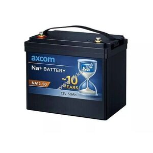 Axcom NA12-50 nátrium-ion akku 12V 50Ah M6 kontaktok kép